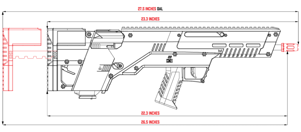 Apex Carbine Conversion Kit Dimensions and Spec