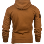 Meta Tactical Black Logo on Coyote Hoodie Back