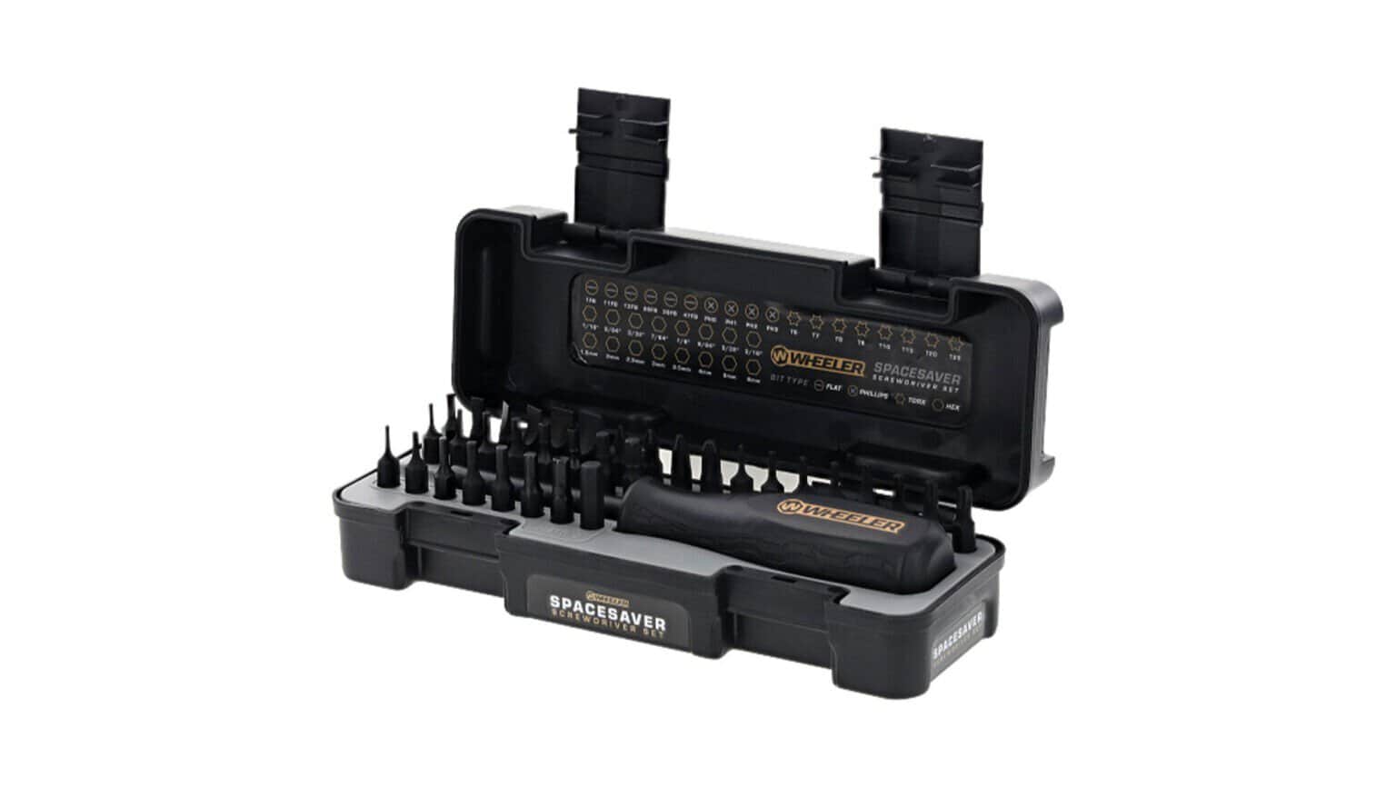 Wheeler 36 Piece Compact Gunsmithing Screwdriver Bit Set