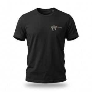 VECTOR CAMO GREEN SHORT SLEEVE T-SHIRT BLACK